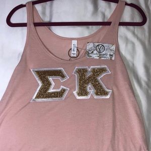 Sigma Kappa Double Stitch Tank
